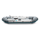 Bote Inflável Intex Mariner 4 Par Remos Bomba Barco Pesca