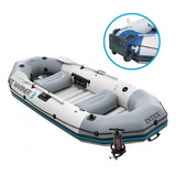 Bote Intex Mariner 3 C remos Bomba Barcoe Suporte Motor