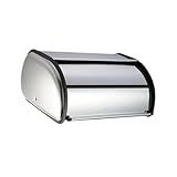 Bothyi Roll Bin Bin Metal Caixa De Pão De Grande Capacidade Contêiner De Armazenamento De Balcão De Cozinha Para Cafeter L