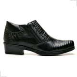 Botina Masculina Couro Legitimo Jungle Country Promoção