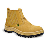 Botina Masculina Flexfort Em Couro Legítimo Bota Confortável