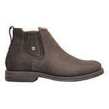 Botina Zebu Em Couro Balsamo 59080 Country Masculina