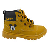 Botinha Baby Coturno Azuz Infantil Bb Criança Lançamento