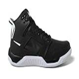 Botinha Cross Fit Academia Musculação Basquete Tênis Esportivo Bota Cano Alto Preto Com Branco BR Adulto Numérico 36 