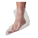 Botinha Plástica Descartável Para Pés Pedicure C 100 Bota