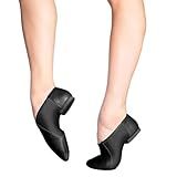 Botinha Sapatilha De Jazz Só Dança JZE43A Couro Unissex