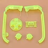 Botões De Plástico DPads Power ON Off Para Gameboy Advance A B L R Botões Armação GBA Botões Amarelo Claro