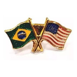 Bótom Pim Broche Pin Bandeira Brasil