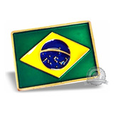 Boton Broche Bandeira Padrão Brasil Brasão