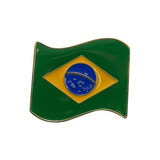 Boton pin broche Bandeira Do Brasil