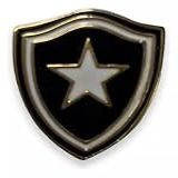 Boton Pin Broche Botafogo Dourado Em Metal Oficial