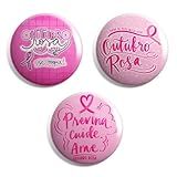 Botton Outubro Rosa - Botum - Boton - Broche - Pin -12- 5-5cm-