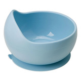 Bowl Com Ventosa Buba Tigela Em Silicone 350ml 6m Azul