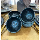 Bowls Geo Orgânico Petroleum Azul Porto Brasil 6 Unidades