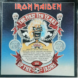 Box 10 Lps Duplos Iron Maiden The First Ten Years De Época