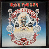 Box 20 Lps Iron Maiden The First Ten Years Up The Irons Raro