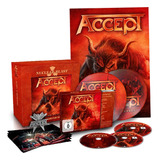 Box Accept Blind Rage cd Blu ray Dvd 7 Bandeira