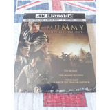 Box Blu Ray 4k Trilogia A Múmia 6 Discos Digipack Lacrado