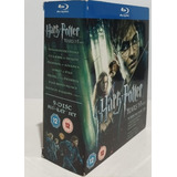 Box Blu Ray Coleção Harry Potter Importado Years 1 7 Leia