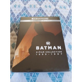 Box Blu Ray Ultra Hd Batman 4-film Collection 4k Lacrado 