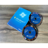 Box Cd Microsoft Windows 7 Professional 64 32 Bits Original