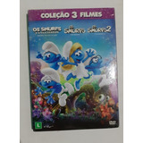 Box Colecao 3 Dvds Os Smorfs Lacrado