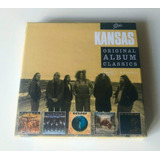 Box Kansas Original Album  5 Cd   Leftoverture Point Of Know