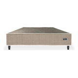 Box Rigido Evolution Casal 128 X188 Antigo Cafe