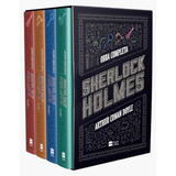 Box Sherlock Holmes Livros Obra Completa Capa Dura Volume 1 2 3 4
