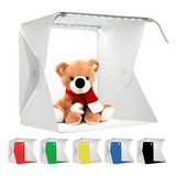 Box Studio cabine Fotográfica Tirar Foto Dual Led 6 Cores 110v 220v