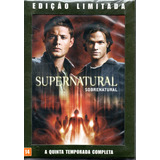 Box Supernatural Quinta Temporada Completa Com 6 Dvds