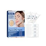 Bozony 40PCS V Face Invisible Tape Lifting Face Adhevise Adhevise Fita Skin Friendly Macio Elástico À Prova D  Água Remendo De Levantamento Duradoura