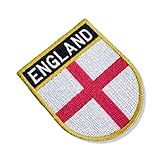 BP0176E 001 Bandeira Inglaterra Patch Bordado 6 8×8 0cm A Termo Adesivo Costura 