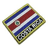 BP0201NV01 Bandeira Costa Rica Patch Bordado