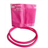 Braçadeira Adulto Nylon Esfigm Aparelho De Pressão Cor Rosa