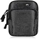 Braçadeira Sports Com Saída De Fone Para Corrida Cor Preto Pochete Sport Braço