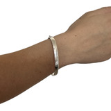 Bracelete De Prata 925 Maciço Largo Legítima Grosso Feminina