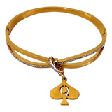 Bracelete Pulseira Aro Rigido Hotwife Rainha De Espadas Dour