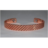 Bracelete Pulseira Liga Cobre Extremidade Magnéticas Ecv13
