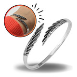 Bracelete Unissex Prata 925 Vintage Pulseira Com Regulagem