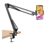 Braço Suporte Articulado Flexível De Mesa Celular Smartphone