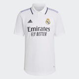 Branco Camisa 1 Autêntica Real Madrid 22 23 Hf0292