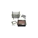 Bras Embutir Inox C Grill Grelha espetos Chur Carvão