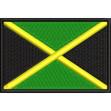 Brasão Bordado Bandeira Jamaica Moto Clube