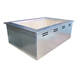 Braseiro De Bancada 70x40 Com Caixa Dupla Blindada Com Manta