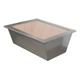 Braseiro Inox P Gira Grill 6 Espetos 80x52cm
