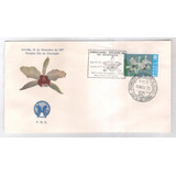 Brasil 1971 Envelope De 1o Dia Flora Exposição Orquídea