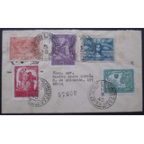 Brasil Envelope Circulado Em 1945 No Rio De Janeiro Selos C 