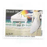 Brasil Lindo Selo Novo Homenagem Antônio Carlos Jobim 1999