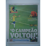Brasil Medalha De Ouro Futebol Rio 2016 Jornal Lance Poster